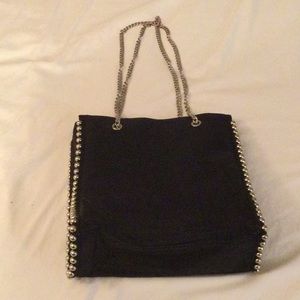 NWOT Zara purse with silver grommets